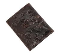 SAFIGLE Cartera Vintage Forma De Dragón Cartera De Cuero para Hombre Monedero Pequeño Portátil para Diario Especiales