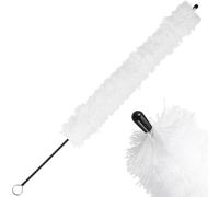 SAFIGLE Cepillo de Limpieza para Flauta de Algodón Blanco Profesional Ligero y Portátil Accesorio Musical Duradero para Mantenimiento del Interior del Instrumento