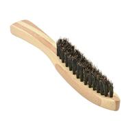 SAFIGLE Cepillo Herramienta Práctica Portátil para Barba Mango Largo de Madera Maciza Cuidado Barba en Casa y Barbería