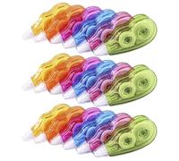 SAFIGLE Cinta Correctora Escolar 18 Piezas 12 M Set de Cintas Correctoras Adhesivas Portátiles en Colores Candy y Papelería Práctica para Uso Doméstico y Escolar Color Color Aleatorio