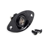 SAFIGLE Clavija De Entrada De Guitarra Placa De Gato Ovalada De Metal Conector Para Guitarra Electrica De Salida De Guitarra Cargada Recoger Gatos Enchufe Maquillaje Tonos Terrestres