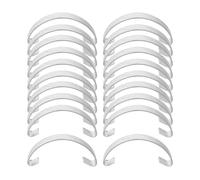 SAFIGLE Clips Metálicos para Jaulas de Aves de Corral, 20 Ganchos de Acero Resistentes para Puertas de Jaulas de Pollos, Ideales y Gallineros de Exterior