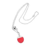 SAFIGLE Collar Colgante Raqueta De Tenis De Mesa, Gargantilla Deportiva Ligera Para Mujer, Joyería Deportiva Casual Estilo Moderno Para Aficionados Al Tenis De Mesa