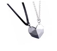SAFIGLE Collar De Pareja Forma De Corazón Elegantemente Diseñado Para Enamorados Colgante Magnético Para Parejas Para Usar Encuentros Románticos Hecho Materiales De Calidad Como Obsequio p