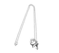 SAFIGLE Collar Deportivo De Hockey Sobre Hielo Cadena De Cuello Colgante De Patín Joyas De Hockey Para Mujeres y Niñas Accesorios De Collar Temática De Patinaje