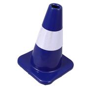 SAFIGLE Cono de Tráfico de PVC Naranja Bandas Reflectantes Peso 058 Kg Tamaño 30X20X20 CM Cono de Seguridad Vial para Estacionamiento y Señalización Carretera