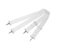 SAFIGLE Correa de Bombo Ajustable de Nylon de Doble Hombro, Resistente y Cómoda, Hebillas Metálicas Antideslizantes, Adecuado para Uso en Percusión de Marcha y Batería