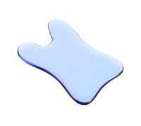 SAFIGLE Crystal Gua Sha Facial Massage Tool Four Sided Scraping Stick For Sensitive Skin Cooling Effect To Reduce Puffiness And Even Skin Tone Portable For Home Office Travel