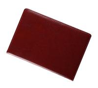 SAFIGLE Cuaderno A5 Retro de Pu Marrón Libreta de Notas para Oficina y Escuela Cuaderno Ejecutivo Portátil para Trabajo y Uso Diario y Negocios