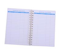 SAFIGLE Cuaderno de Contabilidad Financiera sin Fecha con Encuadernación Planificador Mensual y Diario para Seguimiento de Gastos Personal Portátil con Cubierta Resistente y Papel Suave