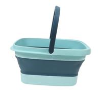 SAFIGLE Cubeta Para Masaje De Pies Plegable Con Diseño De Relieve Para Estimulación De Puntos De Acupuntura Cubo Multiuso Duradero Para Baño y Almacenamiento El Hogar Compacto y Fácil