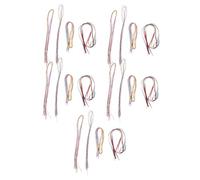SAFIGLE Cuerda para Trenzar Cabello Hip Hop 20 Pcs Accesorios para 4 Paquetes para Fiestas Diseño Diverso