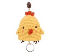 SAFIGLE de Crochet Funda Protectora de Llaves de Punto Colgante de Dibujos Animados Kawaii para Mochilas Bolsos y Accesorios de Coche
