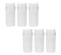 SAFIGLE de de Plástico Transparente 5 Ranuras Paquete de 6 Unidades Frascos Coplin Laboratorio Tanque de Uso Profesional en Biología y Patología