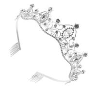 SAFIGLE de diadema nupcial para venda cabello de boda diademas de novia novia fiesta novia especial tiaras de boda nupcial Aleación de zinc Silver
