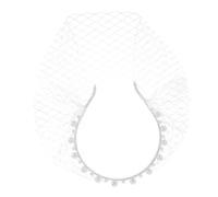 SAFIGLE De Novia Tipo Jaula Tocado De Diadema De Malla Accesorio De Boda Tocado De Flores Sombrero Funerario Para Mujer