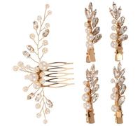 SAFIGLE De Peinetas De Para Novia Accesorios De Broche De Gemas Accesorios De Para Mujeres y