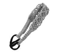 SAFIGLE diadema bohemia Yoga de punto Venda Suave diadilla diadema de niñas Tadera de chicas diadema de ganchillo aro de pelo diadema de de pelo hilo de algodón Gris oscuro