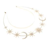 SAFIGLE Diadema Con Aro Nuestra Señora Tocado De Círculo Lunar Diadema Única De Estrella y Luna Accesorio Cabello De Fiesta Tocado De Fiesta Para Graduación Cosplay Decoraciones De Cumplea