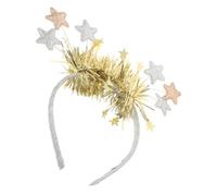SAFIGLE Diadema de Estrella para Mujer Purpurina para Eventos de Fiesta Diadema Artesanal de Estrella para Decoración de Pelo
