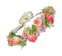 SAFIGLE Diadema De Flores Diadema Para Spa Novia Mujer Tocado Falso Para Boda Bebé Propuesta Tiara Pancarta Para Niñas Dama De Honor Género Despedida De Soltera Tela