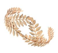 SAFIGLE diadema de hojas damas de honor Venda tocado de hoja dejar quincenera boda nupcial tocado de novia fiesta de bodas diadema de boda de plata hoja de plata aleación Dorado