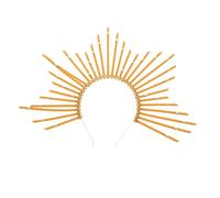 SAFIGLE Diadema Halo De Nuestra Señora Cintas Para El Cabello Para Mujeres Coronas Para Mujeres Accesorio Para El Cabello Fiesta Tiaras Tadle De Diosa Diadema Mujer Golden El Plastico
