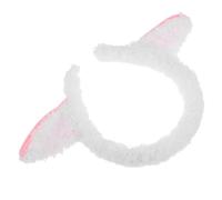 SAFIGLE Diadema Orejas de Cordero de Peluche en Color Claro, Diadema de Oveja, Banda de Pelo Cómoda para Cosplay, Fiestas Infantiles y Disfraces, Accesorio Ligero y Flexible