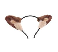SAFIGLE Diadema Orejas De Tocado De Felpa Kawaii Para Mujer Niña Fiesta Cosplay Halloween y Maquillaje