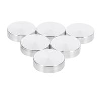 SAFIGLE Discos Circulares de Aluminio Grueso 50*M8 para Mesas de Vidrio, 6 Piezas Adaptadores Resistentes para Muebles y Vitrinas