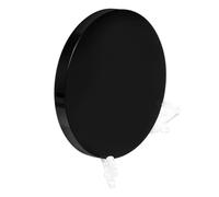 SAFIGLE Espejo de Obsidiana Negro Redondo con Soporte, Estabilidad y Diseño Artístico Elegante para Decoración del Hogar y Meditación Color Aleatorio
