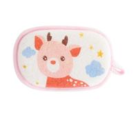SAFIGLE Esponja de Baño para Bebés Diseño de Dibujos Animados, Cuerpo, Fácil de Almacenar, Material Algodón y Fibra de Poliéster, Adecuado para Recién Nacidos
