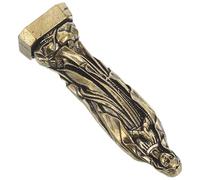 SAFIGLE Estatua Virgen María de Latón Decoración Religiosa Detallada para Escritorio Símbolo de Fe Ornamentación Clásica para Hogar y Oficina para Navidad