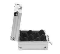 SAFIGLE Estuche para Máquina de Tatuar Esponja Caja de Herramientas para Salón de Belleza Color Material de Aluminio para Almacenar Herramientas de Tatuaje