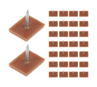SAFIGLE Fáciles de Instalar Almohadillas Rectangulares 30 Antideslizantes para Patas de Muebles de Plástico Ideales para Mesas y Sillas en Oficina y Hogar