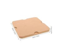 SAFIGLE Fiberboard Clay Wedging Board Square Pottery Drying Slab With Water-absorbing Surface MDF Bat For Pottery Wheel And Ceramic Sculpture Support