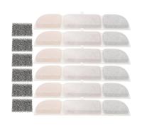 SAFIGLE Filtros de Repuesto Esponjas de Prefiltro Juego de 6 Filtro de Algodón y Cáscara de Coco Elimina Pelos y Olores para Fuente de Agua de Mascotas para Gatos y Perros