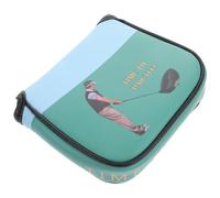 SAFIGLE Funda para Protección de Dibujos de Diseño de PU Putter Golf Animados, Forma Cuadrada y Ajuste Ceñido Campo
