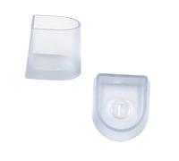 SAFIGLE Fundas Protectoras Transparentes para Tacones Altos, Resistentes Al Desgaste, Talla L, para Zapatos De Baile Latino, Antideslizantes y Reutilizables, Protección Duradera para Tacones