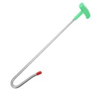 SAFIGLE Gancho Ergonómico de Metal para Manipulación de Ovejas y Cabras en Granjas con Cubierta Protectora y Tapa de Punta para Cuidado Animal