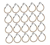 SAFIGLE Ganchos Para Cabello Coletas 20 Unidades Albaricoque Elásticos Para Peinados Medios y Trenzas