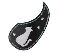 SAFIGLE Golpeador para Guitarra Acústica y Eléctrica Diseño de Huella de Gato, Placa Protectora Adhesiva Antiarañazos, Accesorio de Guitarra Resistente y Decorativo para Músicos