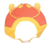 SAFIGLE Gorro De Champú Para Bebés Gorro De Ducha Ajustable De Protector De Cabeza Para Pequeños Para Baños Familiares Color Rojo