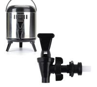 SAFIGLE Grifo Resistente a Alta Presión Dispensador de Agua para Barriles y Dispensadores Material Plástico Negro, Adecuado para Dispensador de Agua Fría y Caliente