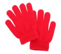 SAFIGLE Guantes De Invierno Para NiñOs De Cinco Dedos Tejidos De Color SóLido Guantes CáLidos De Punto Para OtoñO Y Esquí NiñOs 6-12 añOs