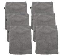 SAFIGLE Guantes de Limpieza Facial de Microfibra Reutilizables 6 Piezas Cómodos y Eficientes para Uso Diario en Cuidado Personal