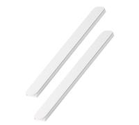 SAFIGLE Guías para Cajones Autoadhesivas sin Perforaciones Par de Correderas Plásticas Blancas para Armarios y Cómodas Rieles Extensibles para Cajones DIY Montaje Práctico para Muebles