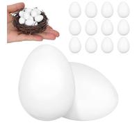 SAFIGLE Herramientas para incubación 30 Huevos de plástico para Palomas, gestión de nidos y Entrenamiento en procesos de eclosión