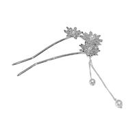 SAFIGLE Horquilla De Girasol Horquilla Para El Cabello Accesorios Para Moños Borlas Pasadores Para El Cabello Horquilla Hecha A Mano Horquilla De Pétalos Desenredante Aleación De
