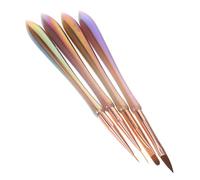 SAFIGLE Juego de 4 Pinceles Decoración de Uñas Pinceles Delineadores de Línea Herramientas de de Uñas Casa y Salones para Principiantes y Profesionales